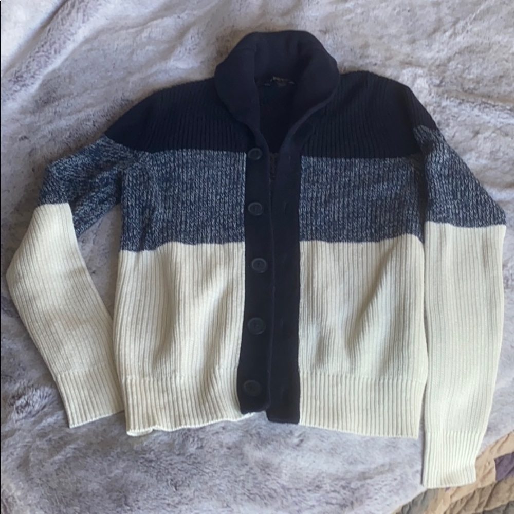 Express Men’s Button-Up Cardigan - Picture 2 of 9